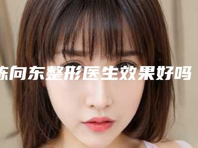 陈向东整形医生效果好吗实力典评技术优势术后案例一览