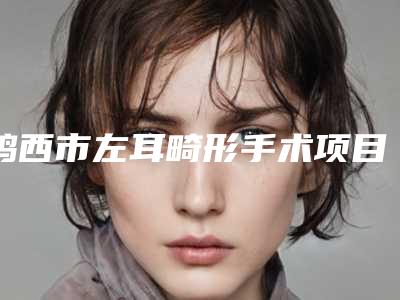 鸡西市左耳畸形手术项目费用清单(近6个月均价为:60416元)